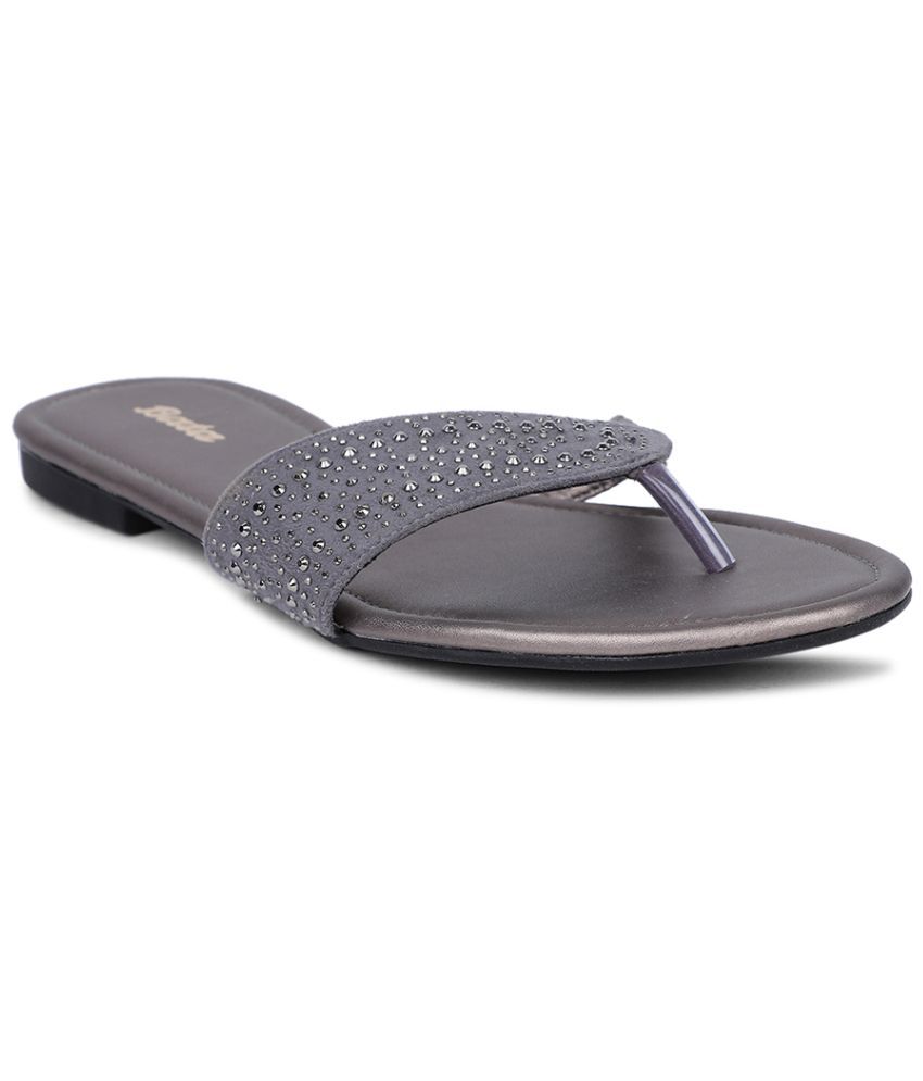     			Bata Gray Women's Flats