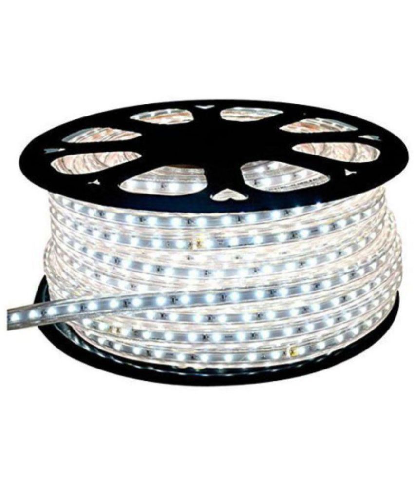    			EKRAJ White 10 Mtr LED Rope Light ( Pack of 1 )