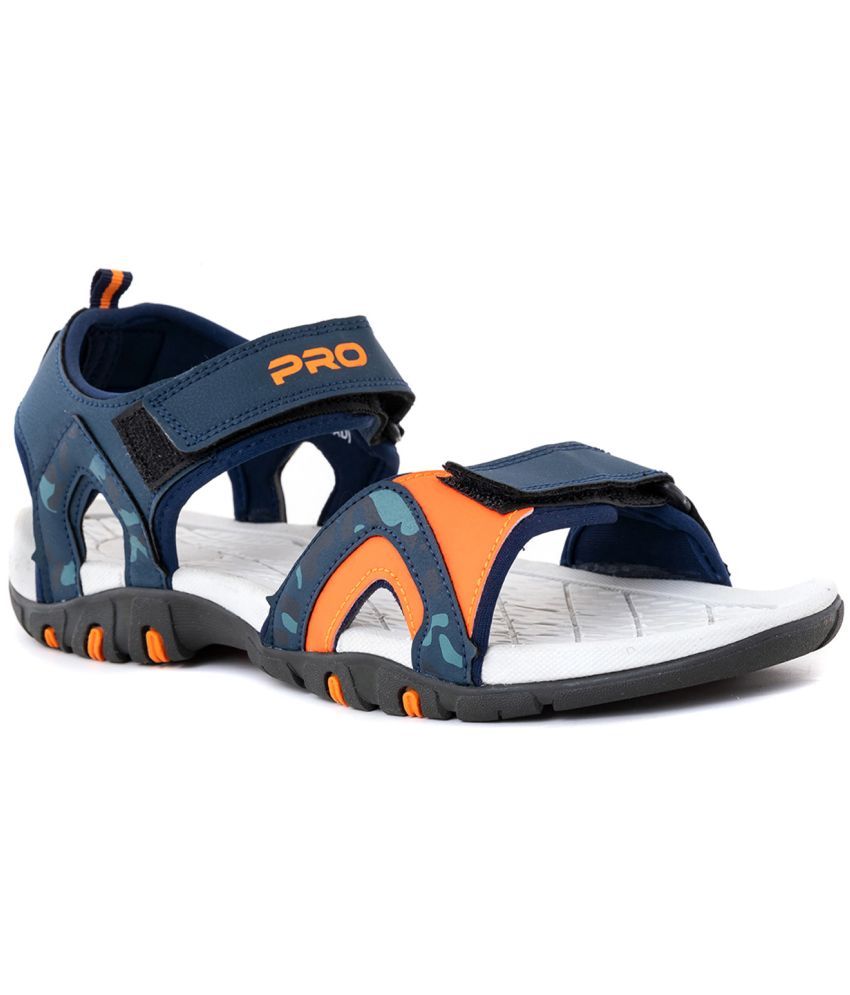     			KHADIM - Navy Blue Men's Floater Sandals