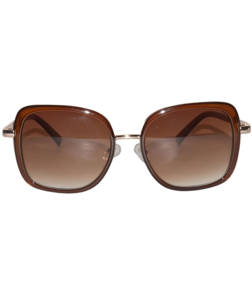     			Peter Jones Brown Oversized Sunglasses ( Pack of 1 )
