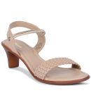 Bata Beige Women's Sandal Heels