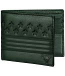 Lorenz Green 100% Leather Men's RFID Wallet ( Pack of 1 )