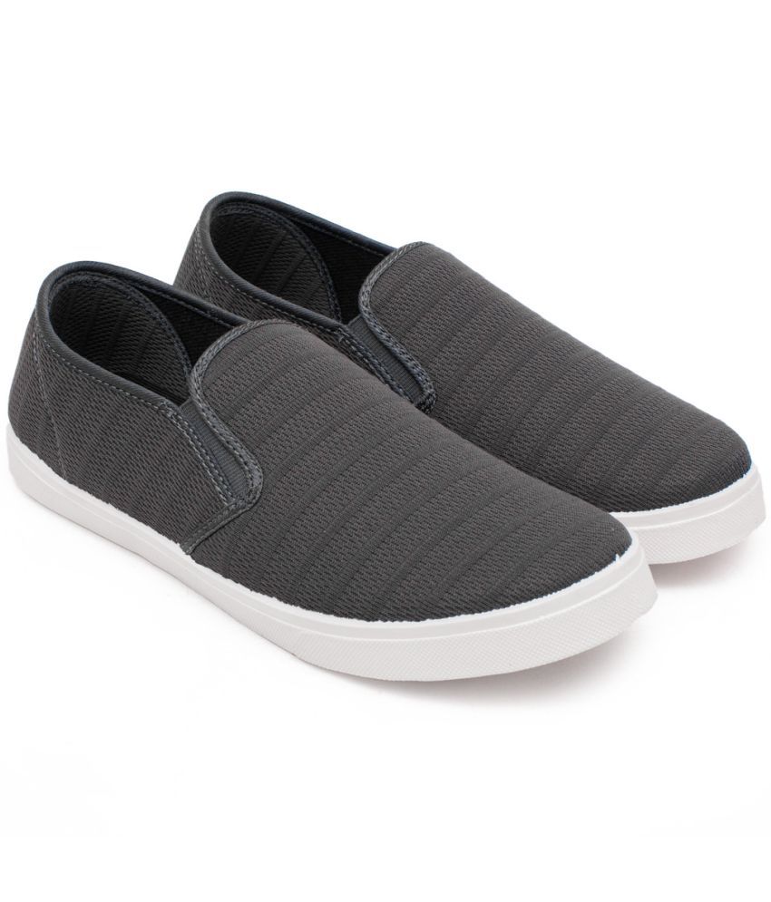     			ASIAN M-2025N Grey Men's Slip-on Shoes