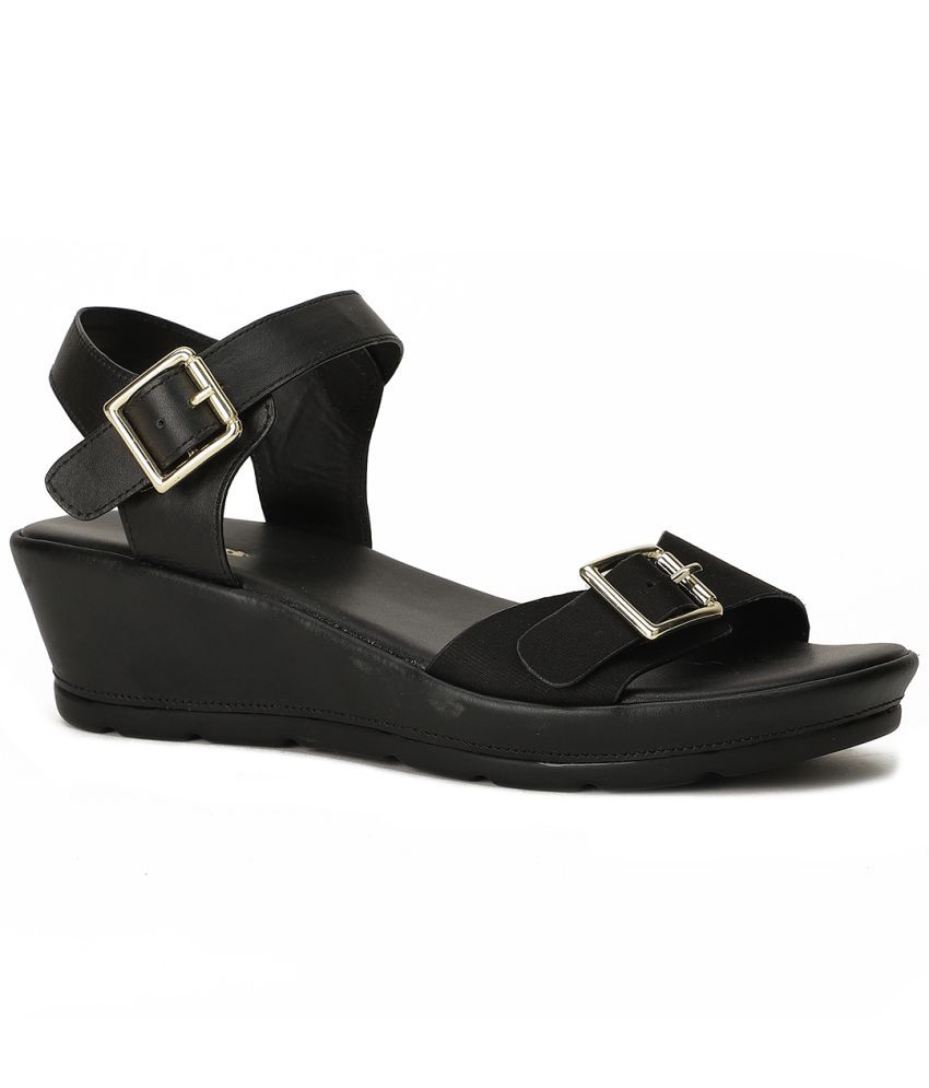     			Bata Black Women's Sandal Heels