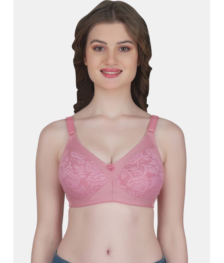     			Eve's Beauty Cotton Blend Women's Everyday Bra ( Peach )