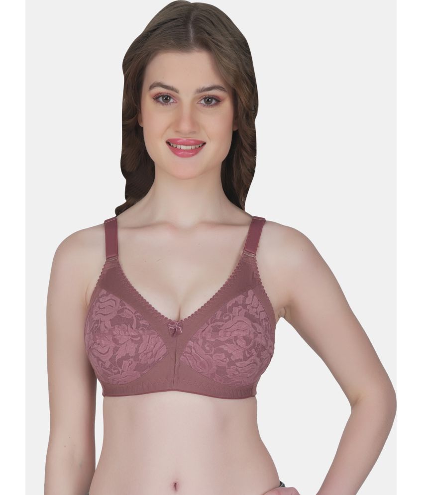     			Eve's Beauty Cotton Blend Women's Everyday Bra ( Wine )