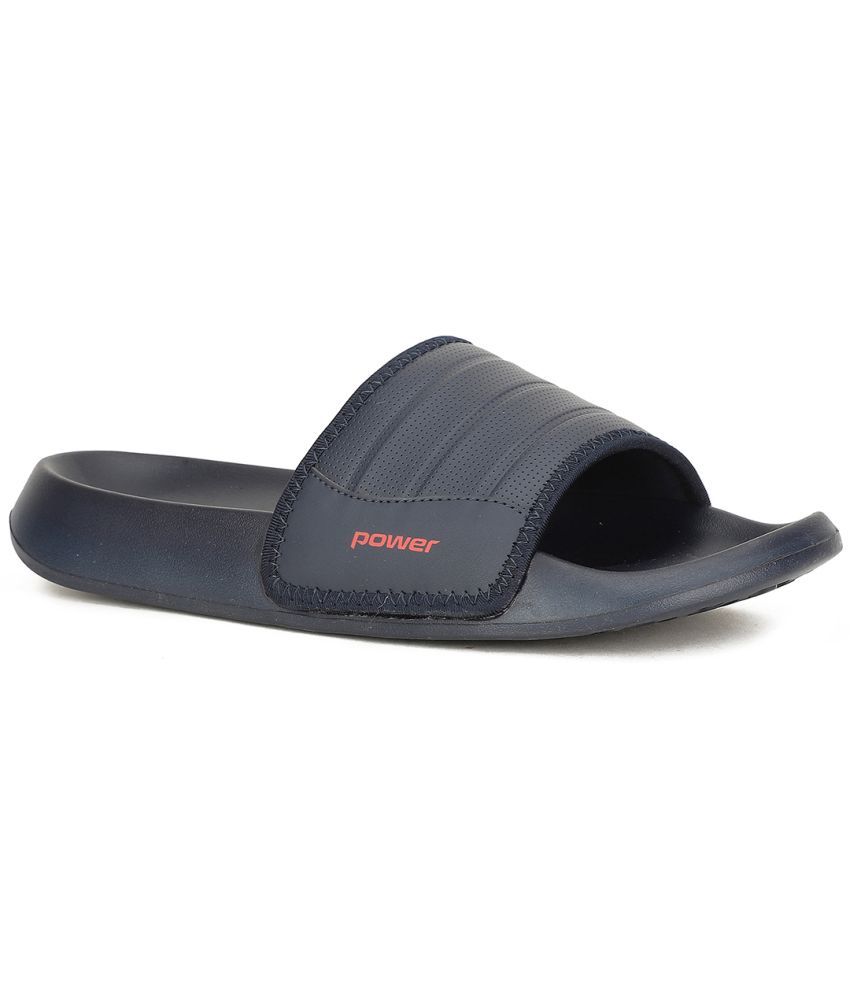     			Power Navy Men's Slide Flip Flop