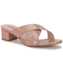 Bata Pink Women's Slip On Heels