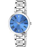 Viser Silver Metal Analog Womens Watch