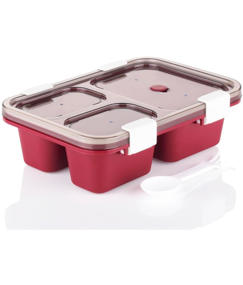     			MAGICSPOON School Lunch Box Polypropylene Lunch Box 1 - Container ( Pack of 1 )