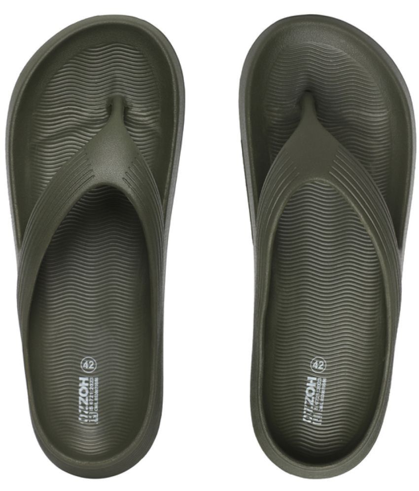     			OZZOH Olive Men's Daily Slipper