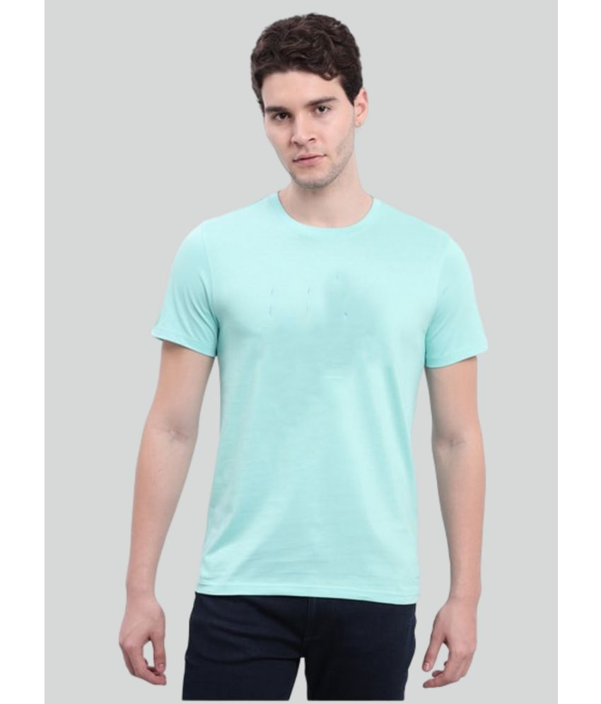     			PP Kurtis Cotton Regular Fit Printed Half Sleeves Men's T-Shirt - Mint Green ( Pack of 1 )