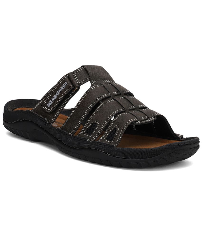     			WEINBRENNER BY BATA - Black Men's Sandals