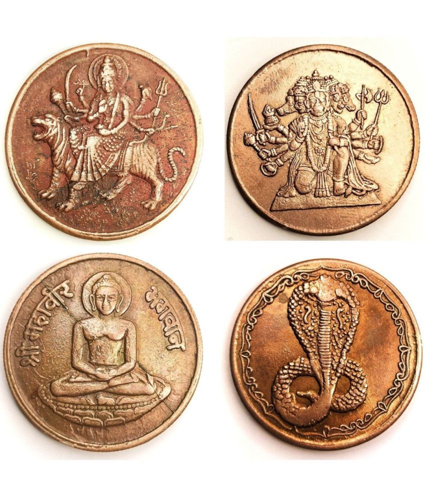     			Divine Protector Collection Durga Maa Lord Panchmukhi Hanuman Mahavir Bhagwan Shree Naag Devta