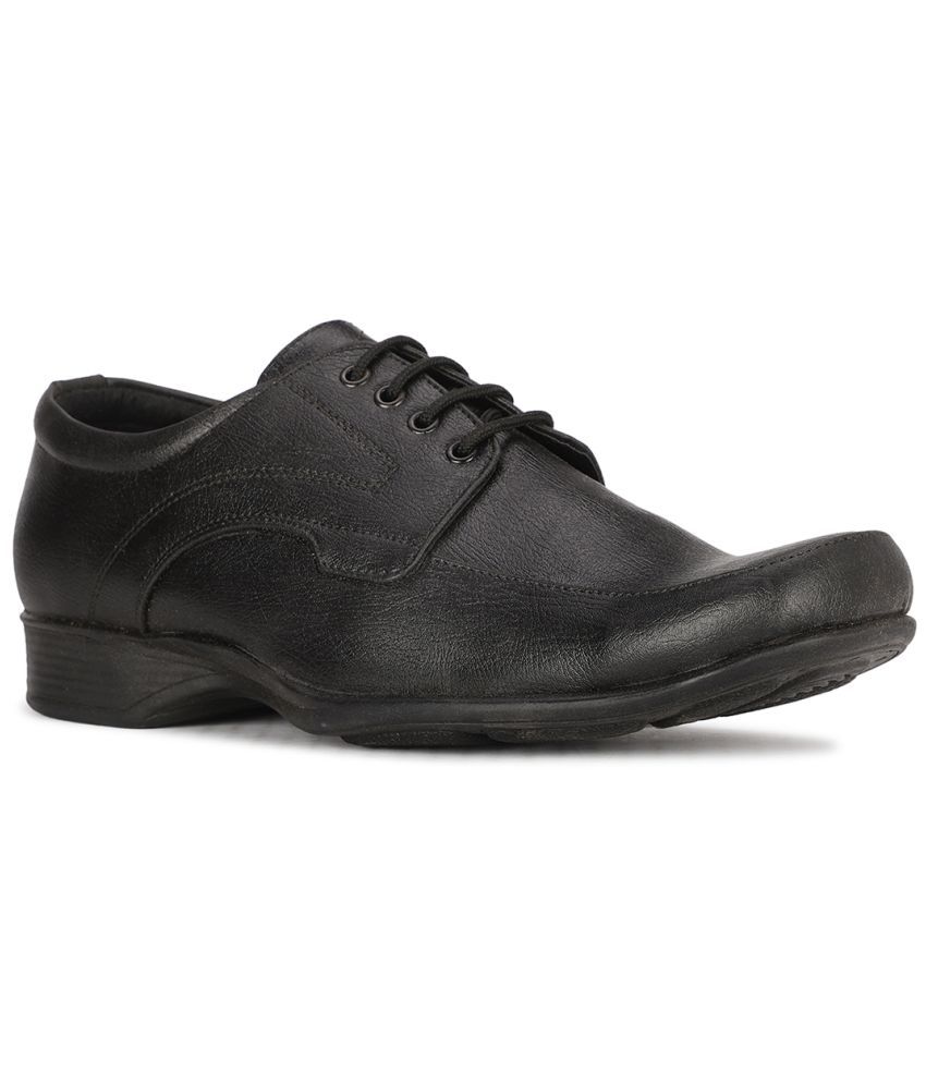     			Bata Black Men's Derby Formal Shoes