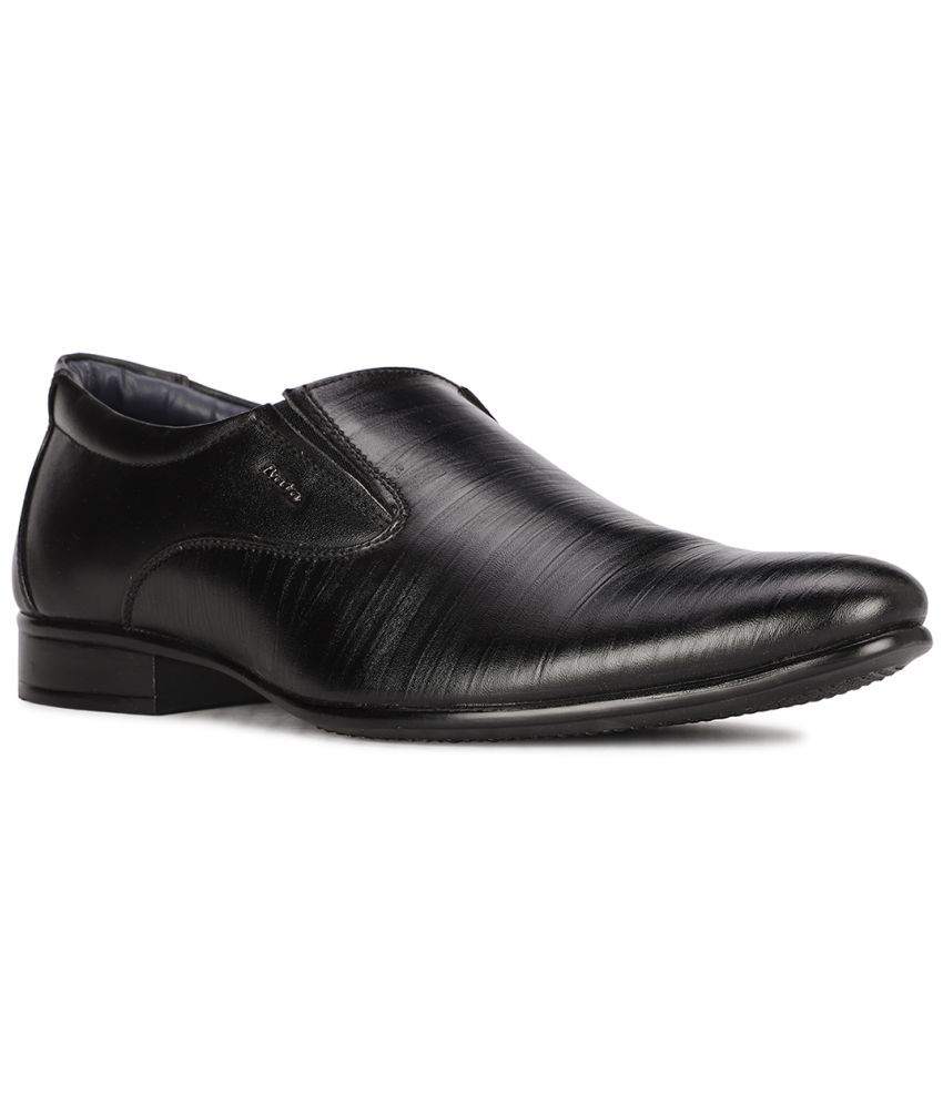     			Bata Black Men's Slip On Formal Shoes