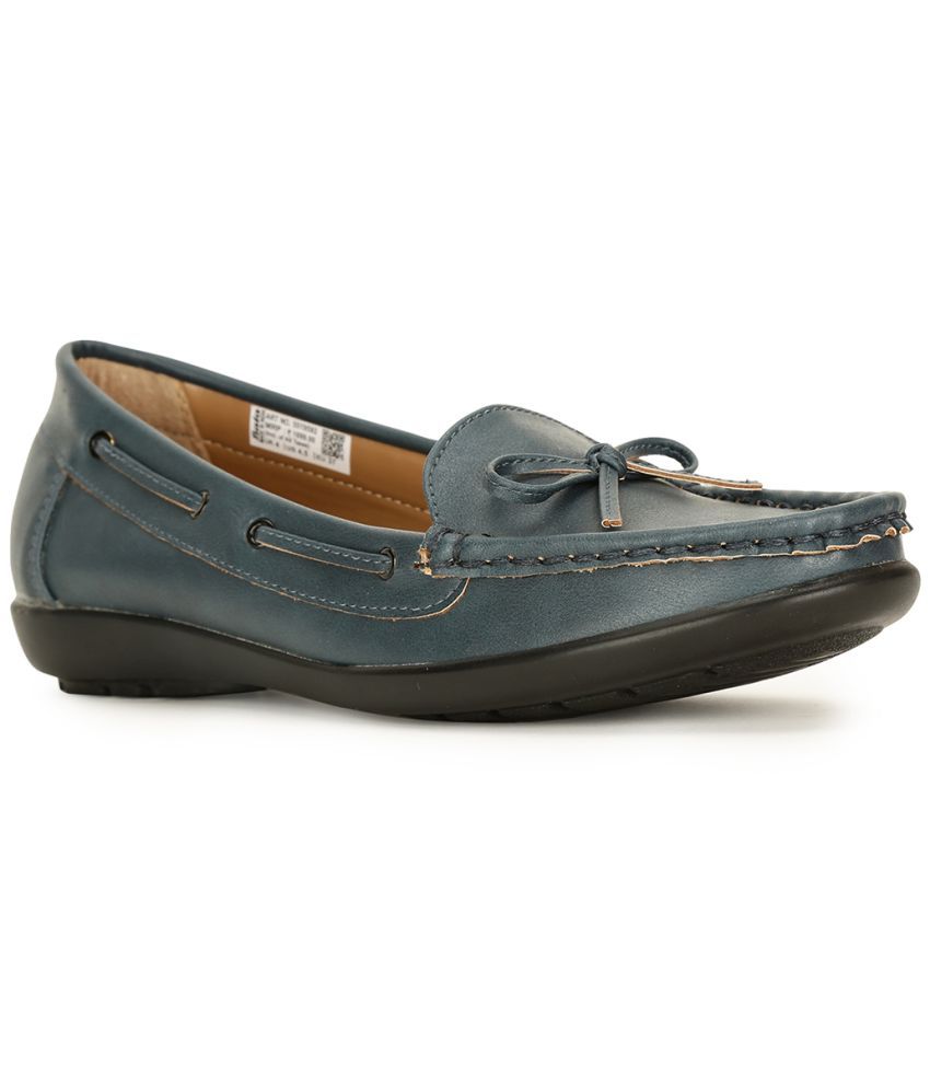     			Bata Navy Blue Women's Boat Shoes