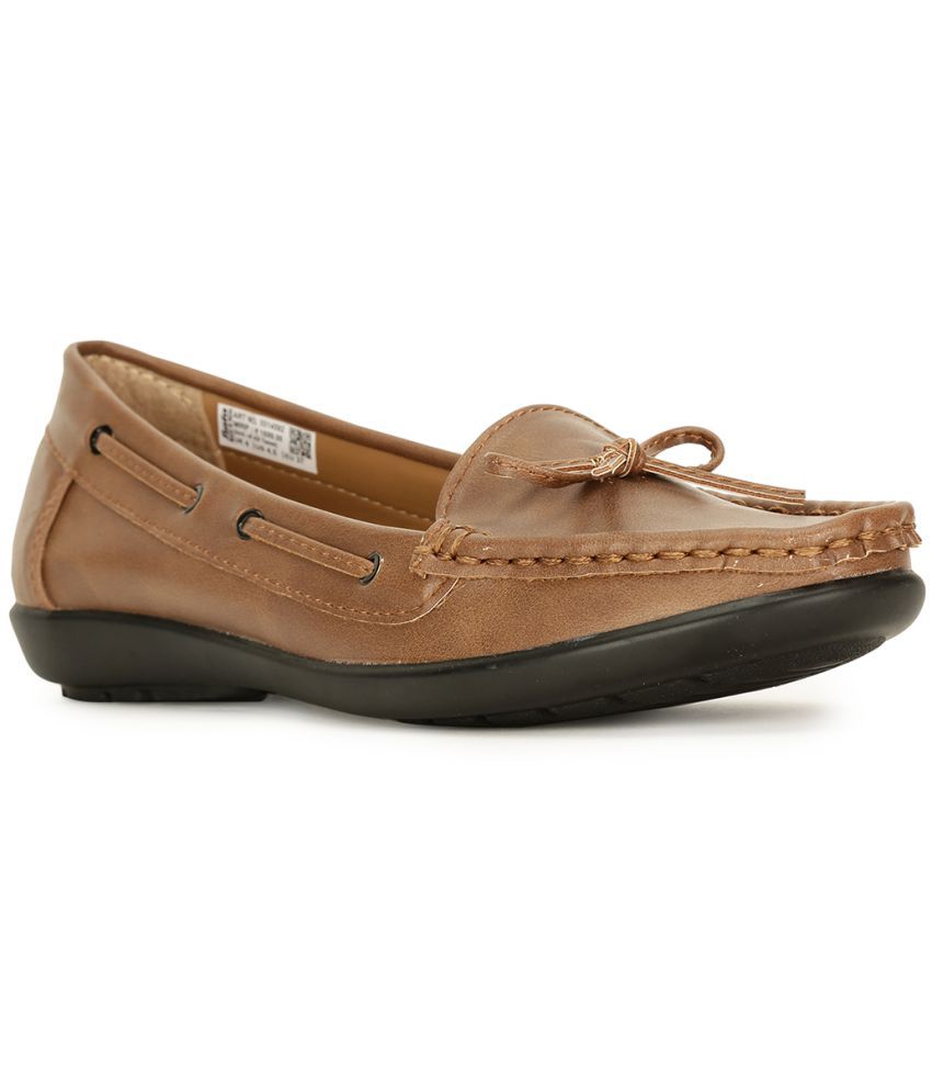     			Bata Tan Women's Loafers