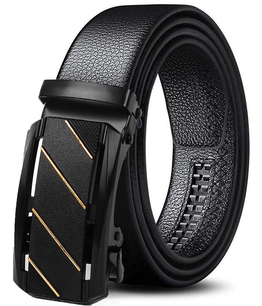     			Zoro - Black Faux Leather Men's Casual Belt ( Pack of 1 )