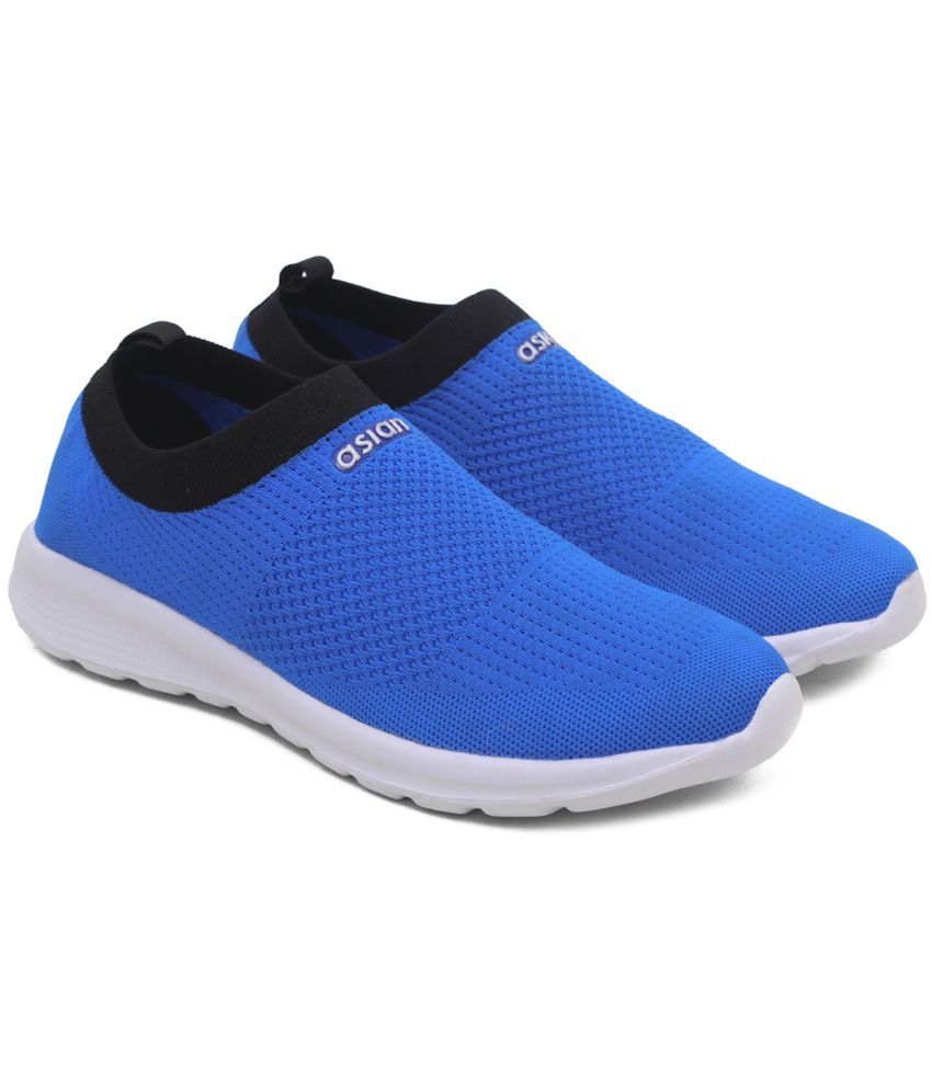     			ASIAN ELASTO-03(G) Blue Men's Sports Running Shoes