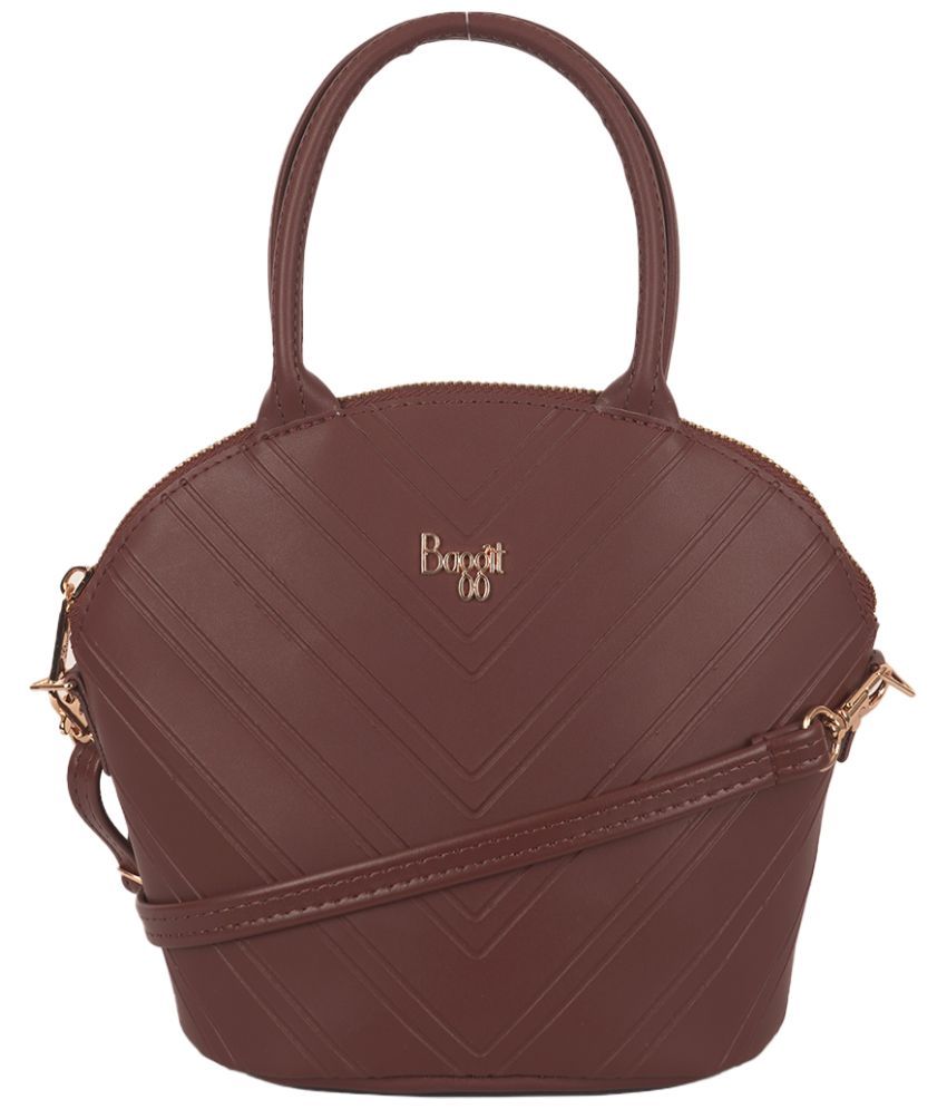     			Baggit Brown PU Handheld