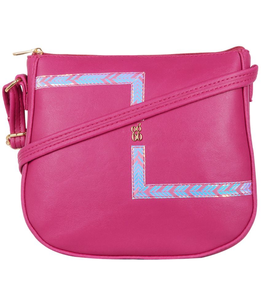     			Baggit Pink PU Handheld