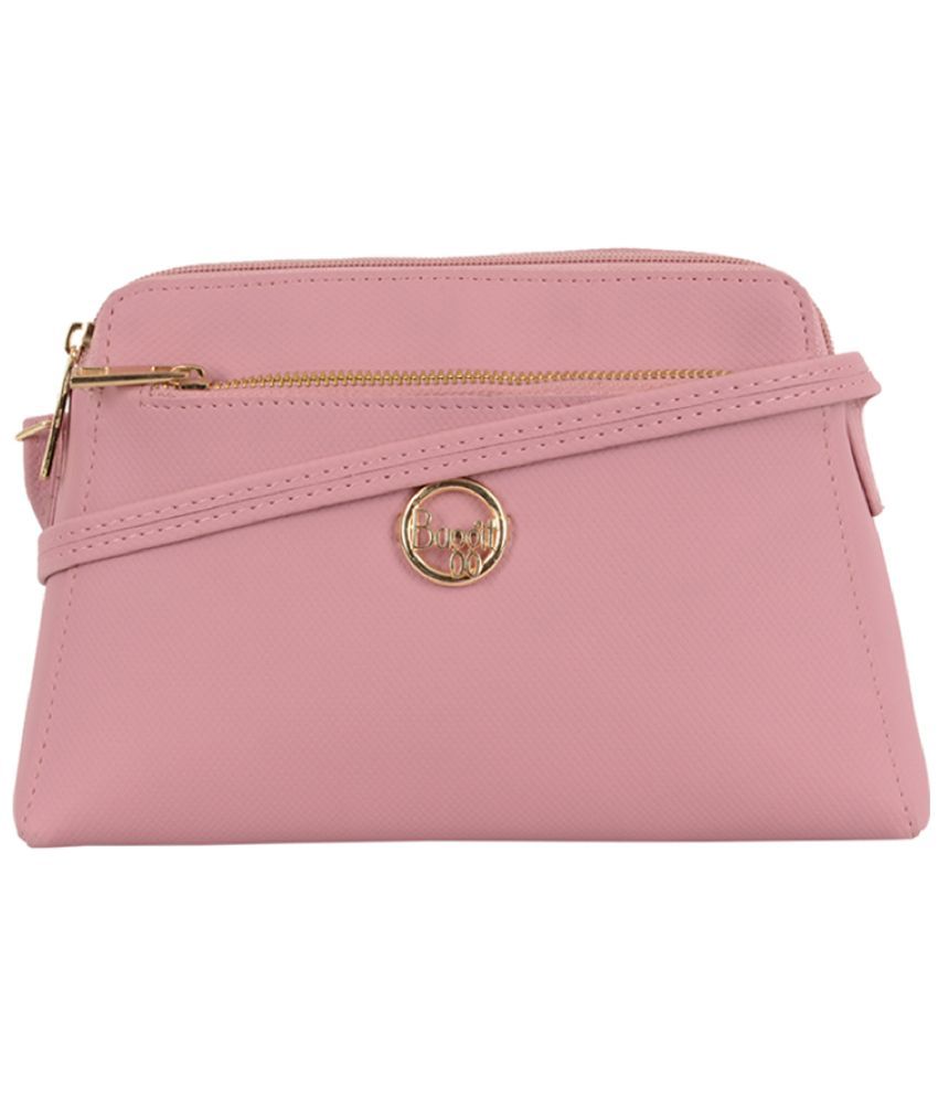     			Baggit Pink PU Handheld