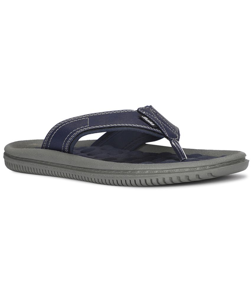     			Bata Navy Men's Thong Flip Flop