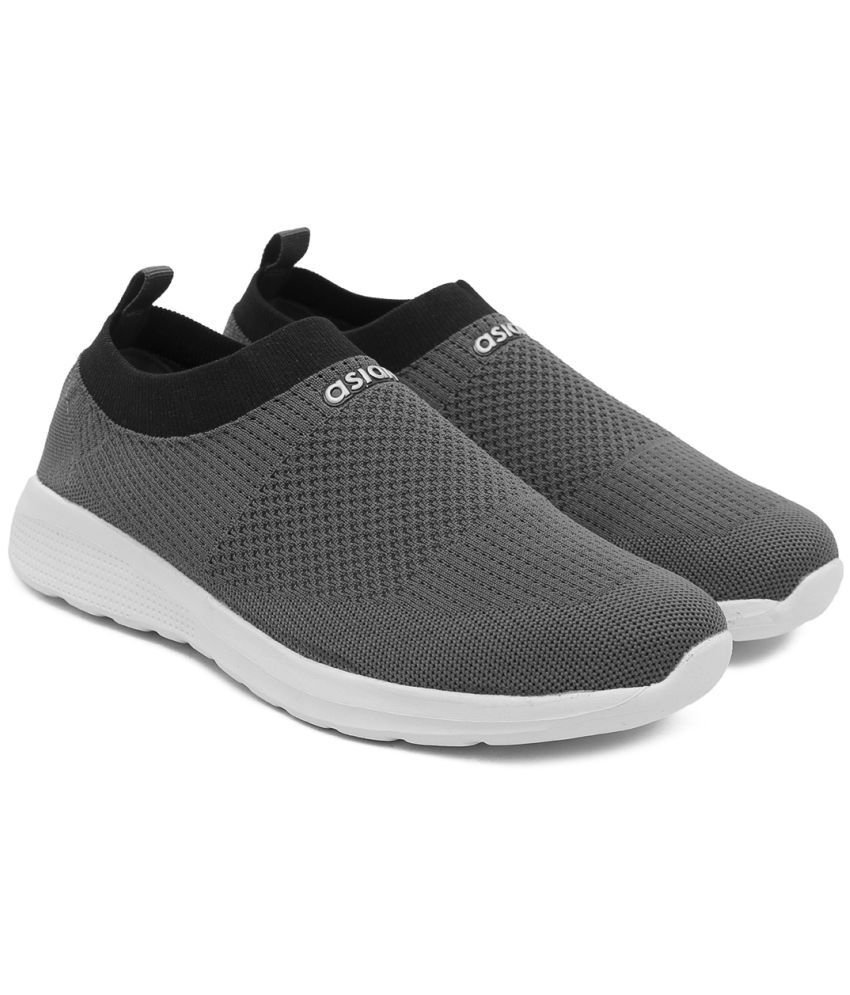     			ASIAN ELASTO-03(G) Gray Men's Sports Running Shoes