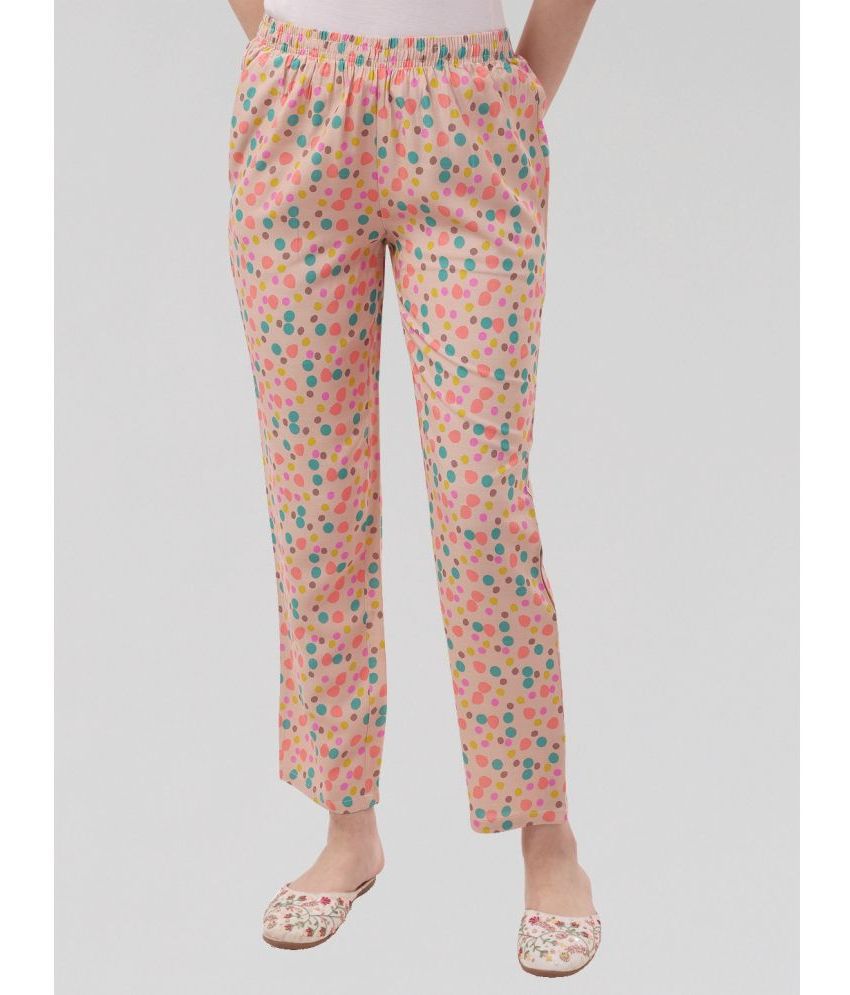     			Anjir Beige Rayon Women's Nightwear Pajamas ( Pack of 1 )