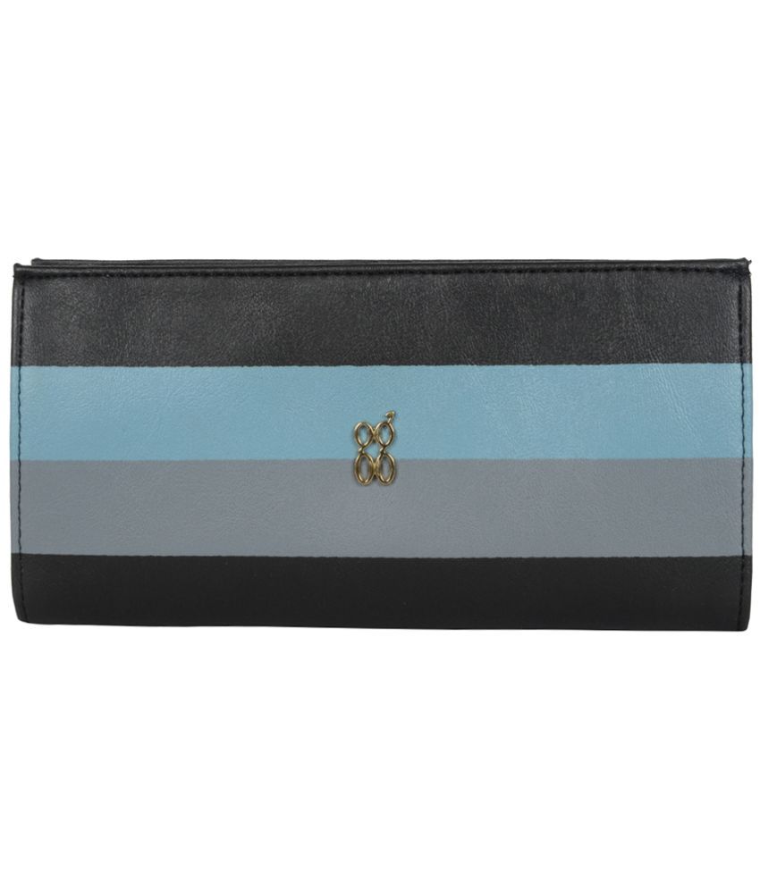     			Baggit PU Black Women's Bi Fold Wallet ( Pack of 1 )