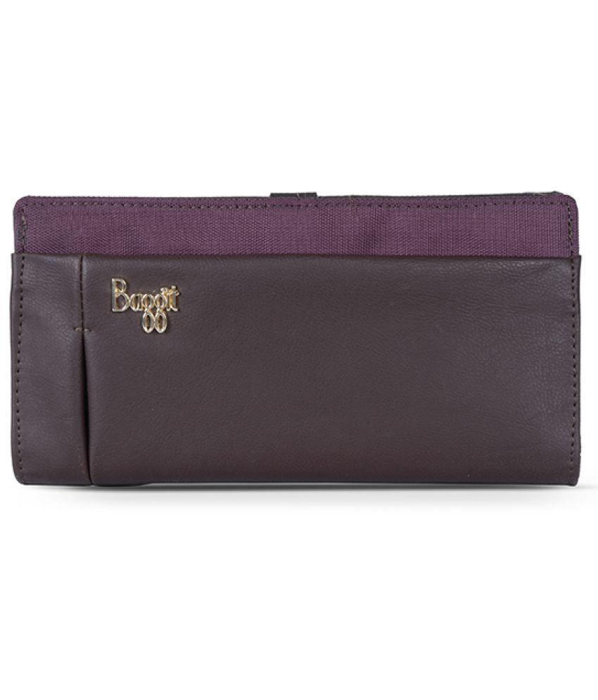     			Baggit PU Brown Women's Bi Fold Wallet ( Pack of 1 )