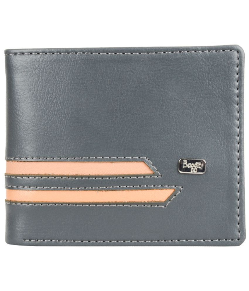     			Baggit PU Gray Women's Bi Fold Wallet ( Pack of 1 )