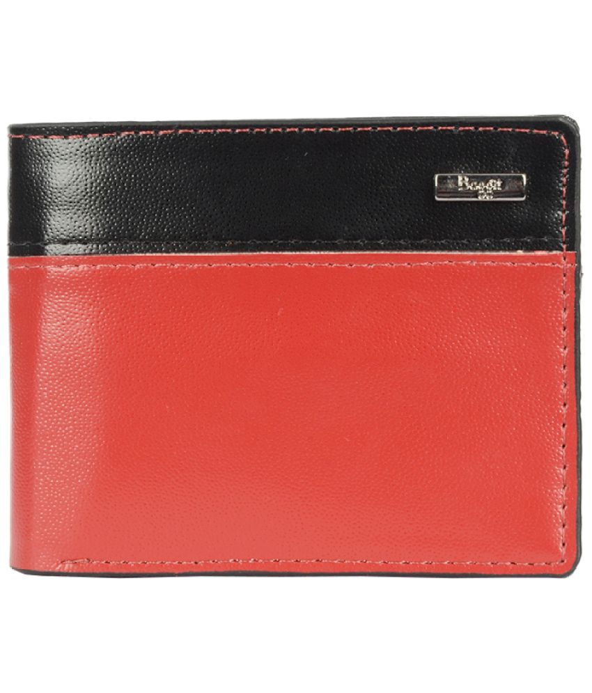     			Baggit PU Red Women's Bi Fold Wallet ( Pack of 1 )