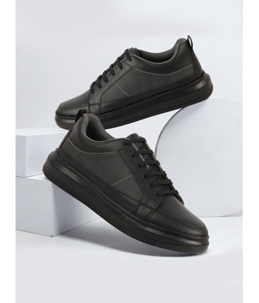     			Fausto Black Men's Sneakers