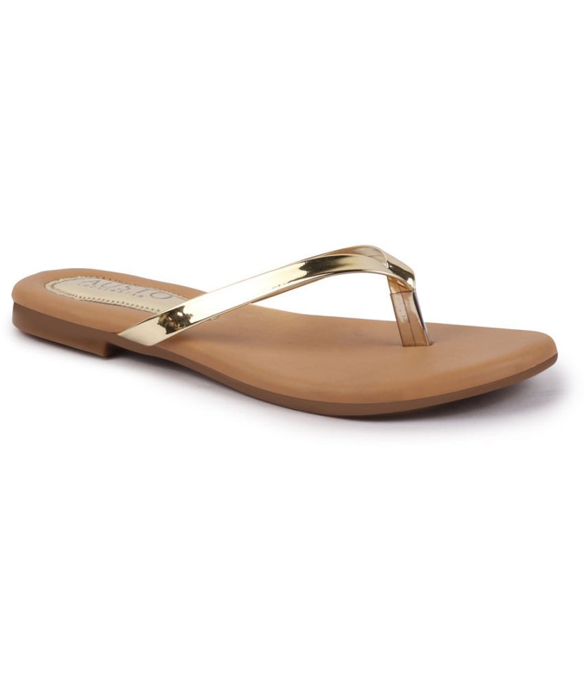     			Fausto Gold Women's Flats