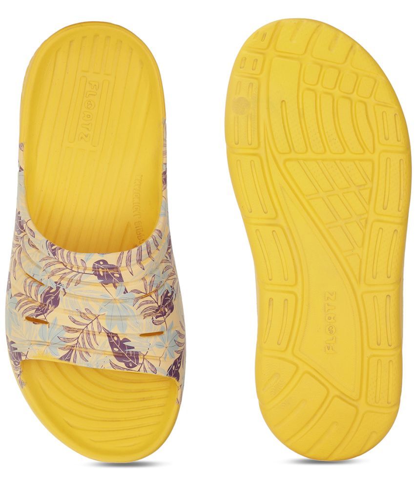     			Floatz Yellow Women's Slide