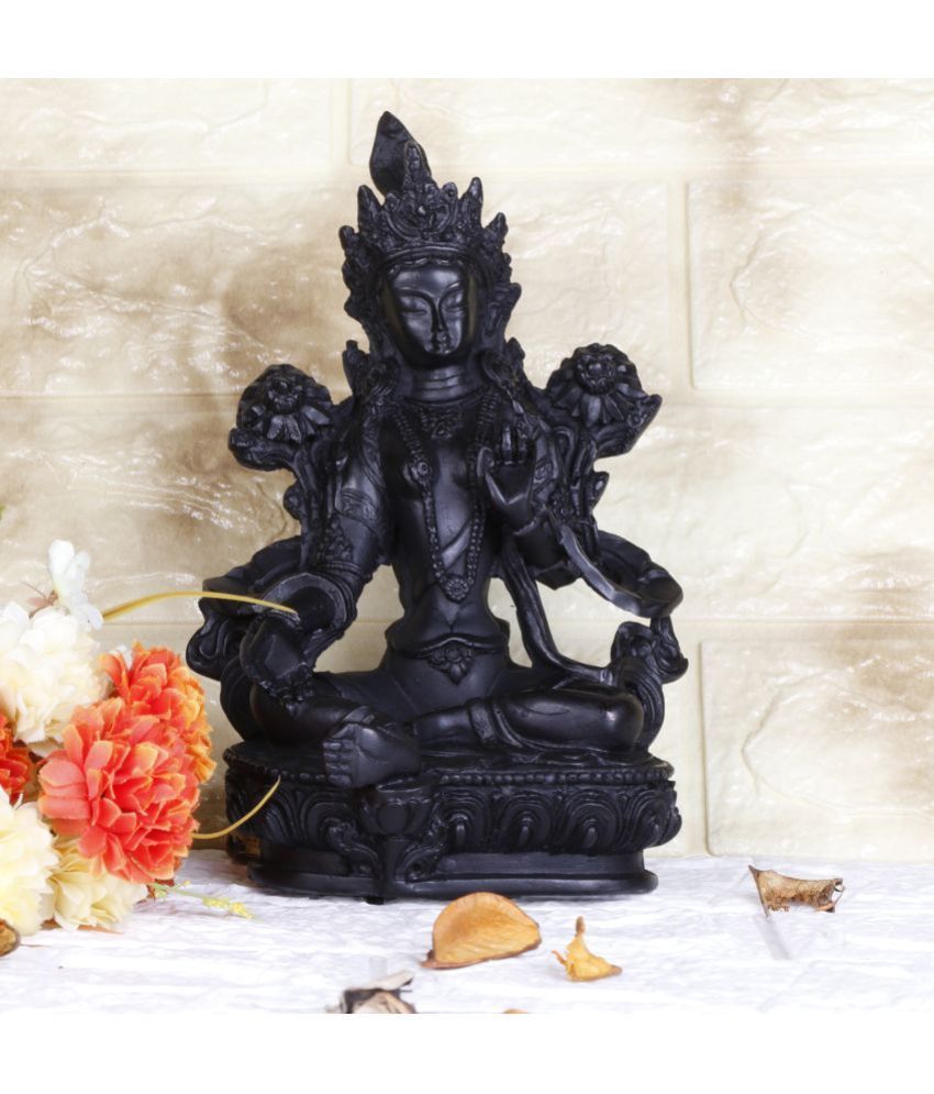     			GLOBAL AROMA Resin Goddess Laxmi Idol ( 20 cm )