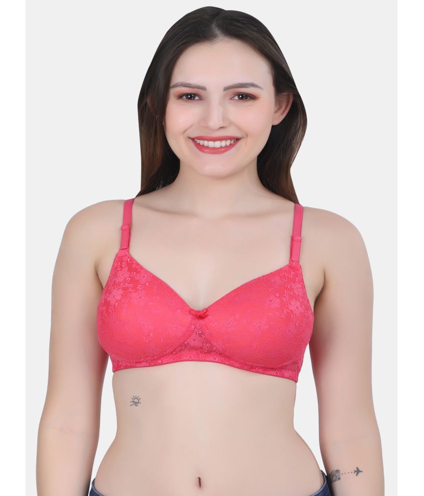     			LACYLUXE Net Women's T-Shirt Bra ( Magenta )