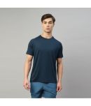 Dida Sportswear Navy Blue Polyester Regular Fit Men's Sports T-Shirt ( Pack of 1 )