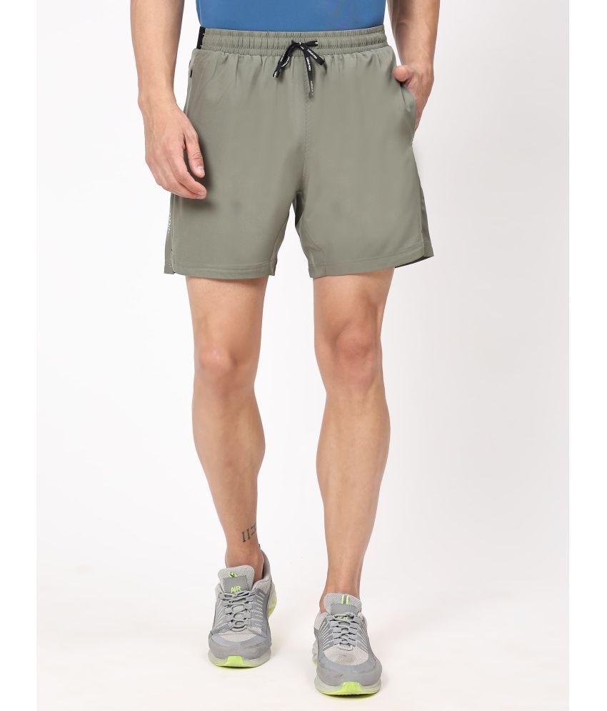     			Dida Sportswear Olive Polyester Men's Outdoor & Adventure Shorts ( Pack of 1 )