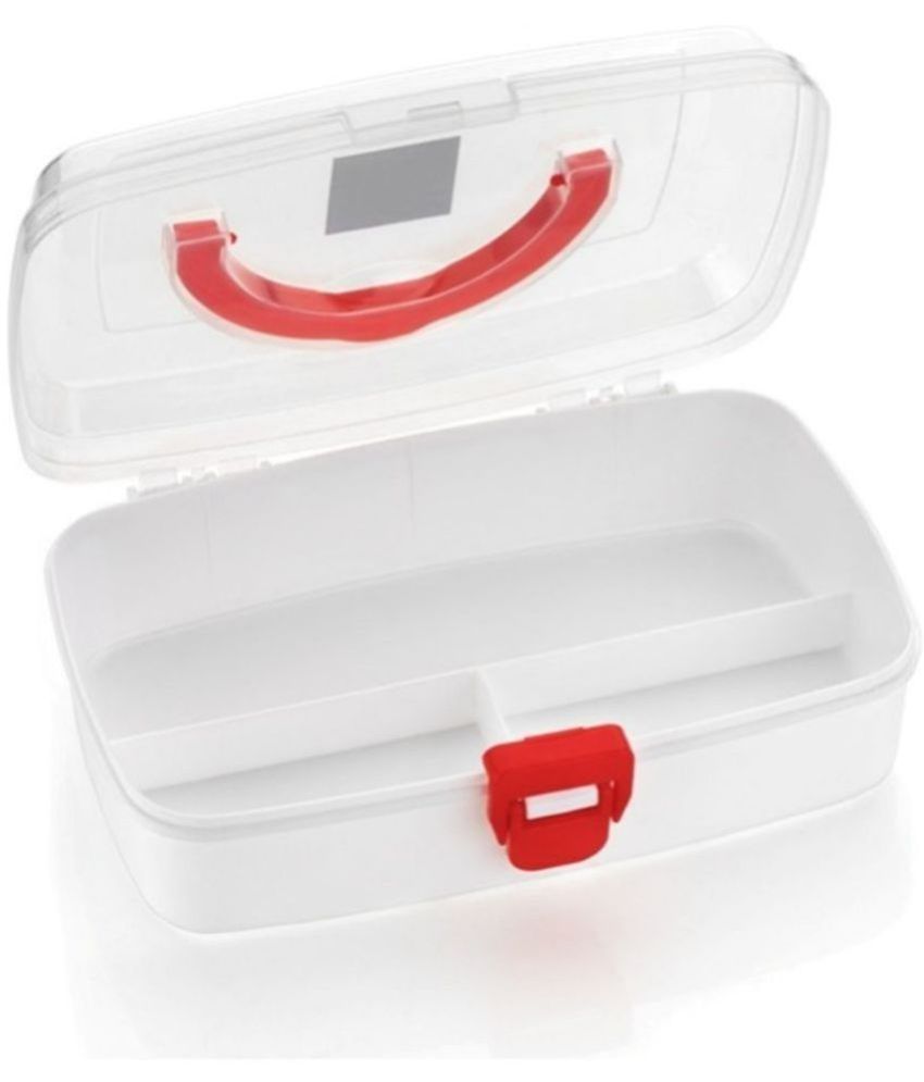     			LISAMED LM-FST-R-PC-2 Plastic White Multi-Purpose Container ( Set of 2 )