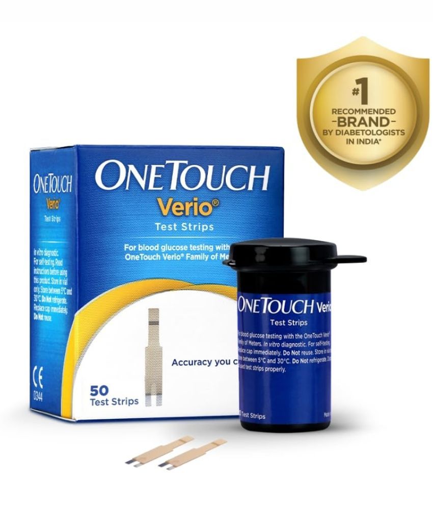     			OneTouch Verio Test Strips | Pack of 50 Strips | For use with OneTouch Verio Flex Glucometer