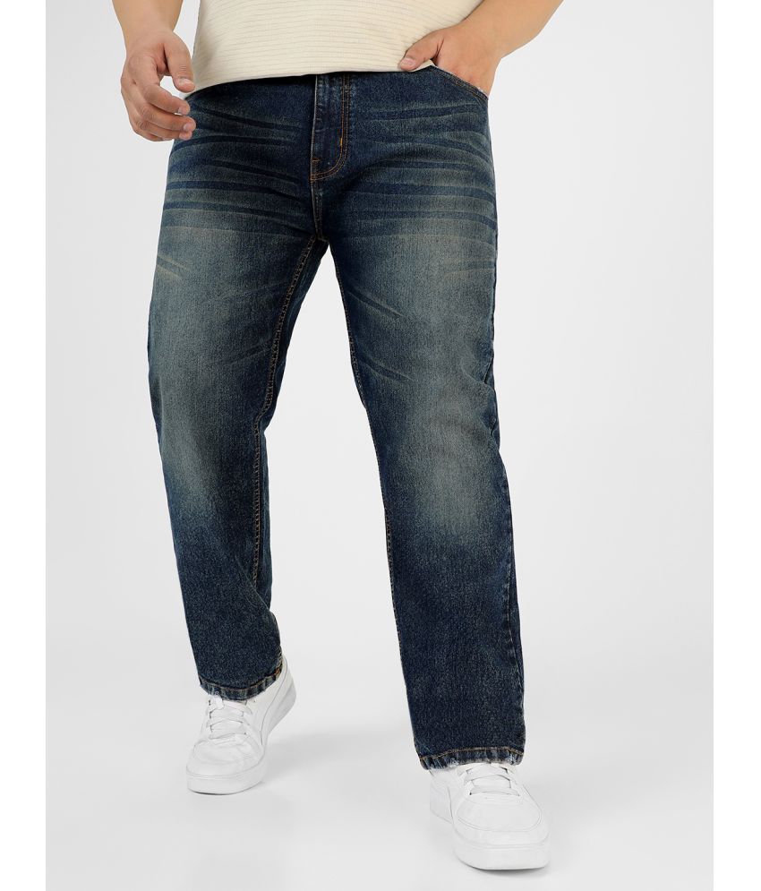     			Urbano Plus Regular Fit Washed Men's Jeans - Dark Blue ( Pack of 1 )