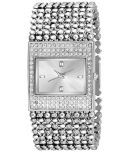 Viser Silver Metal Analog Womens Watch