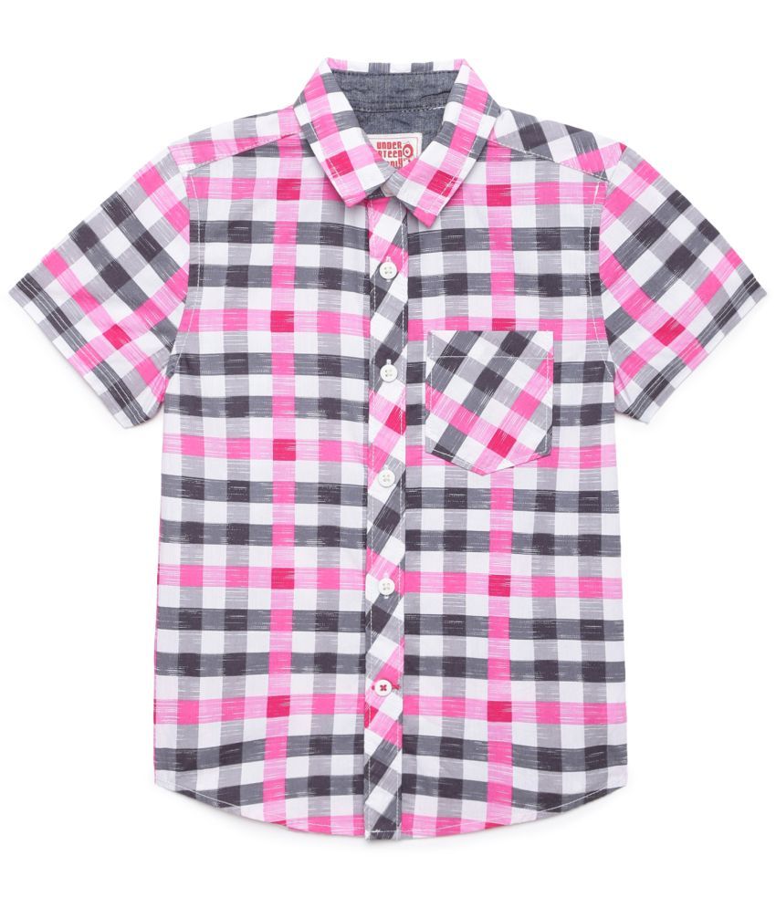     			BOYS COTTON CHECKS REGULAR FIT CASUAL SHIRT