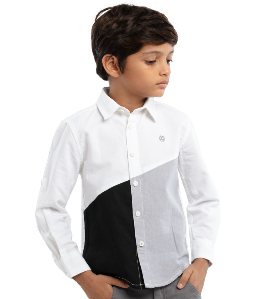     			COTTON OXFORD FULL SLEEVE SHIRT WITH CUT N SEW STYLING