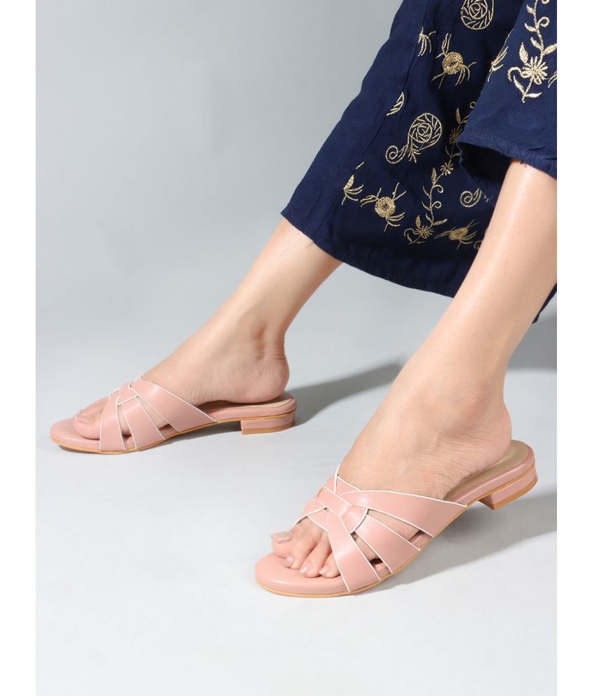     			Denill Peach Women's Flats