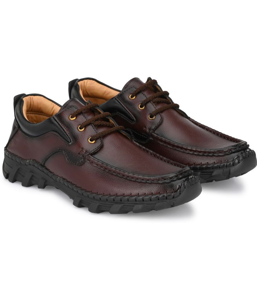     			Rising Wolf 7099-Brown Brown Men's Trekking Shoes