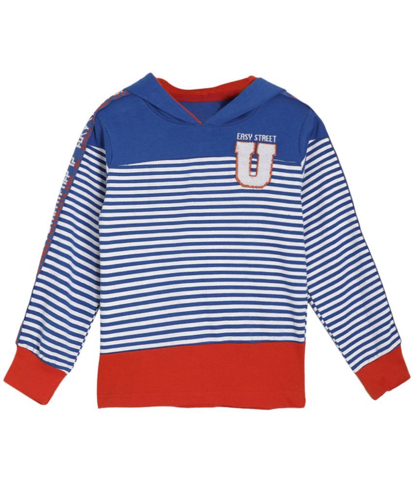     			Under Fourteen Only Blue Cotton Boys Sweatshirt ( Pack of 1 )